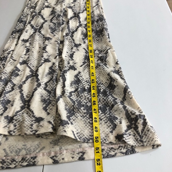 NWT Zadig & Voltaire Deluxe Cashmere Python Silver Metal Hooded maxi dress - Picture 11 of 13